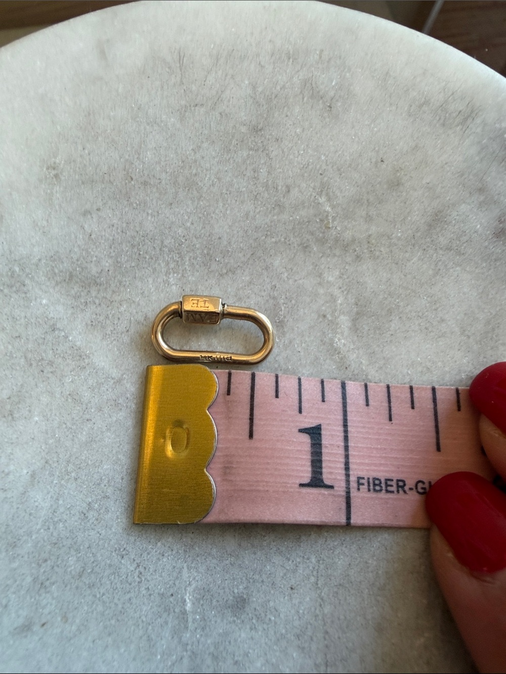 Marla Aaron Baby Lock in 14KT YG - Picture 4 of 4